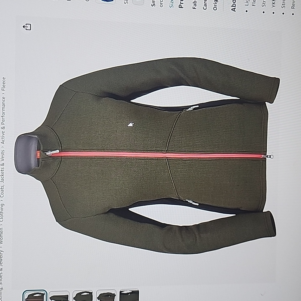 Spyder Women's Bandita Full Zip Fleece Jacket color- Osetra